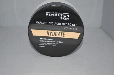 Revolution Skin Hyaluronic Acid Hydro Gel Eye Patches 30 Pair New