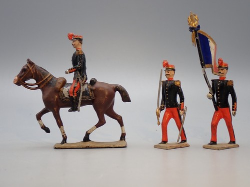 Officier à cheval - Infanterie de ligne française