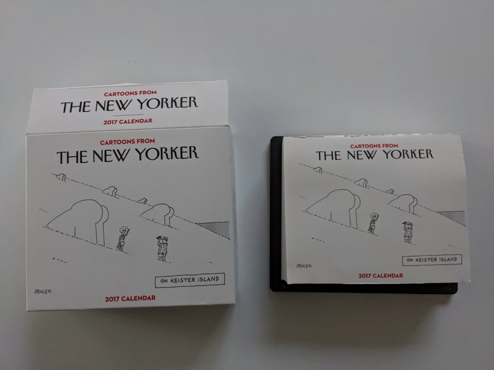 New Yorker Daily Desk Calendar for 2023 (Unused 2017=days of week match to  2023) | eBay