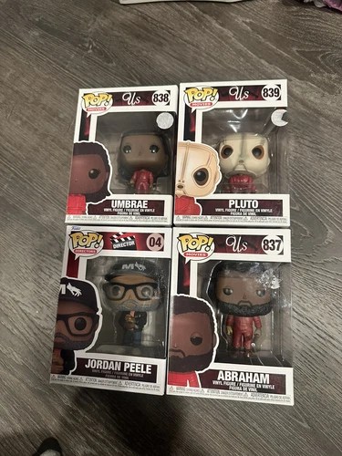 Funko Pop! Movies Pluto 839 Umbrae 838 Abraham 837 Jordan Peele 04 Not Mint Read