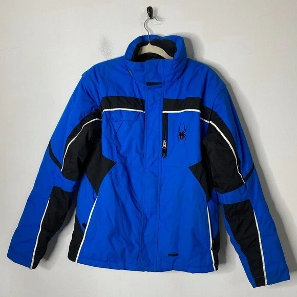 Spyder Kid’s Size 20 Zip Hooded Convertible Vest Jacket Poly Insulated Ski Snow