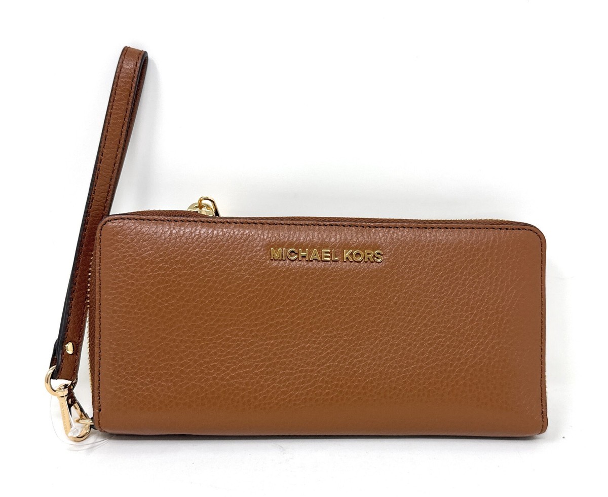 Michael Kors Jet Set Travel Continental Wallet - Brown for