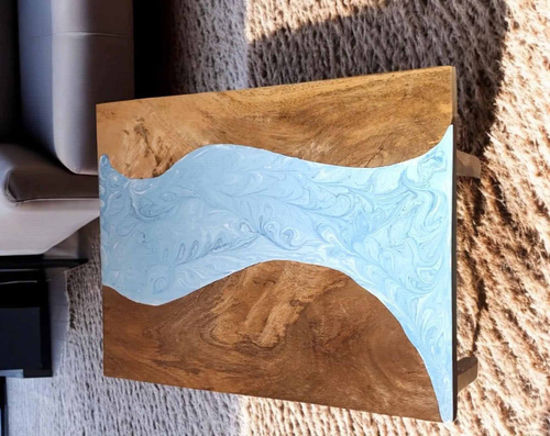 Natural Epoxy Resin Dining & Kitchen Table Tops for Home and Office Decor - Picture 2 of 11