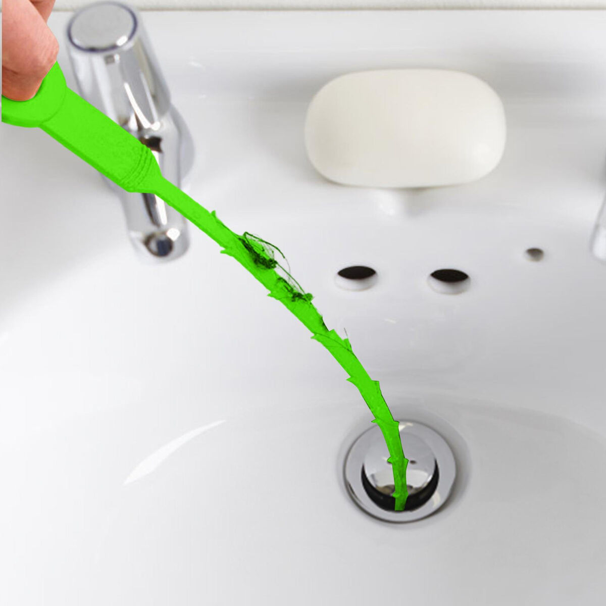 Drain Clog Remover Snake, Plumbing Toilet Hair Snake Drain Cleaner Auger  Catcher