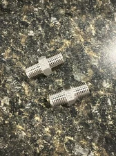 U.S. Solid 1pc Stainless Steel Pipe Fitting Hex Nipple MNPT 1/4" x MNPT 1/4"