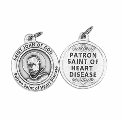Saint John of God Patron of Those Afflicted with Heart Disease Round ...