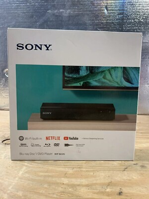 Sony BDP-BX370 Streaming Blu-ray DVD Player with built-in Wi-Fi, Dolby Digital