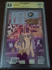 CBCS 8.0 ACTION LAB Dog of Wonder #1 2015 Signed Scott Fogg Creator HTF