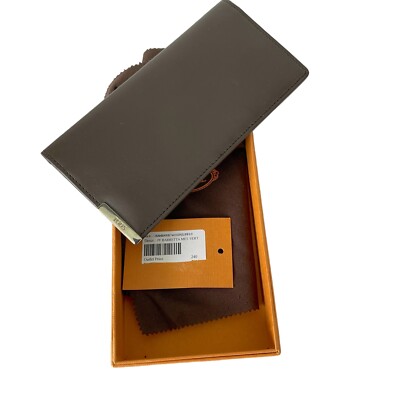 Tod's Italy Brown Barretta Leather Vertical Wallet, XAMBRRB7449PULS81