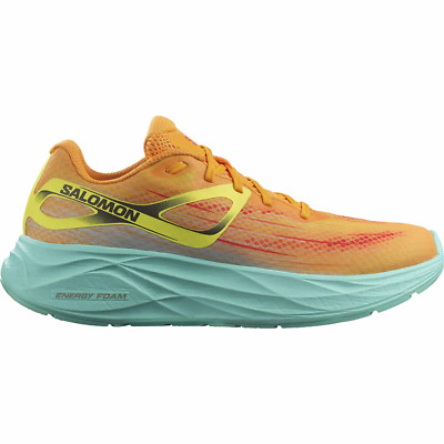 Salomon AERO GLIDE Mens Running Outdoor Shoes 13 Zinna, Cockatoo & Safety Yellow