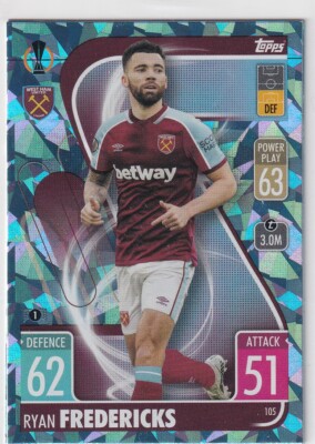 Topps Match Attax Champions League 21/22 Nr. 105 Ryan Fredericks Crystal