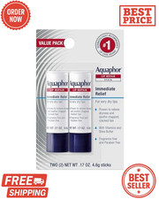 Aquaphor Lip Repair Stick - Soothes Dry, Cracked Lips - 2 Sticks