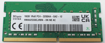 RAM DDR4 16GB Notebook Modulo RAM SK Hynix DDR4 16GB 3200MHz CL19 SO-DIMM Per Laptop E PC Portatili Modulo Ram 16gb Pc4-25600 Cl19 - Foto 2
