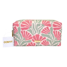 Conair Organizer Floral Leaf Cosmetic Bag