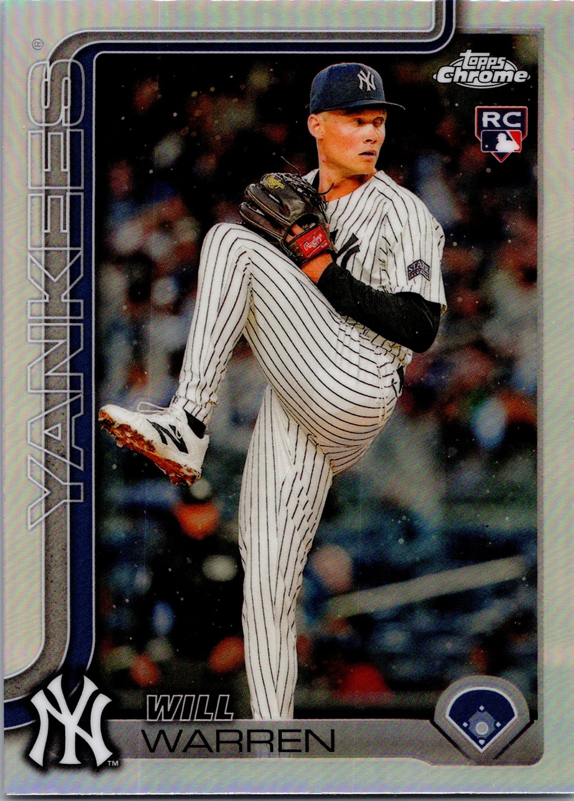 2025 Topps Chrome #81 Will Warren Refractors