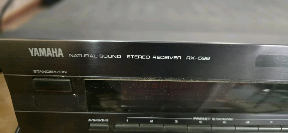 Yamaha RX-596 AM-FM Stereo Receiver, Phono Input, Free Same Day QuikShip - Image 2 of 4