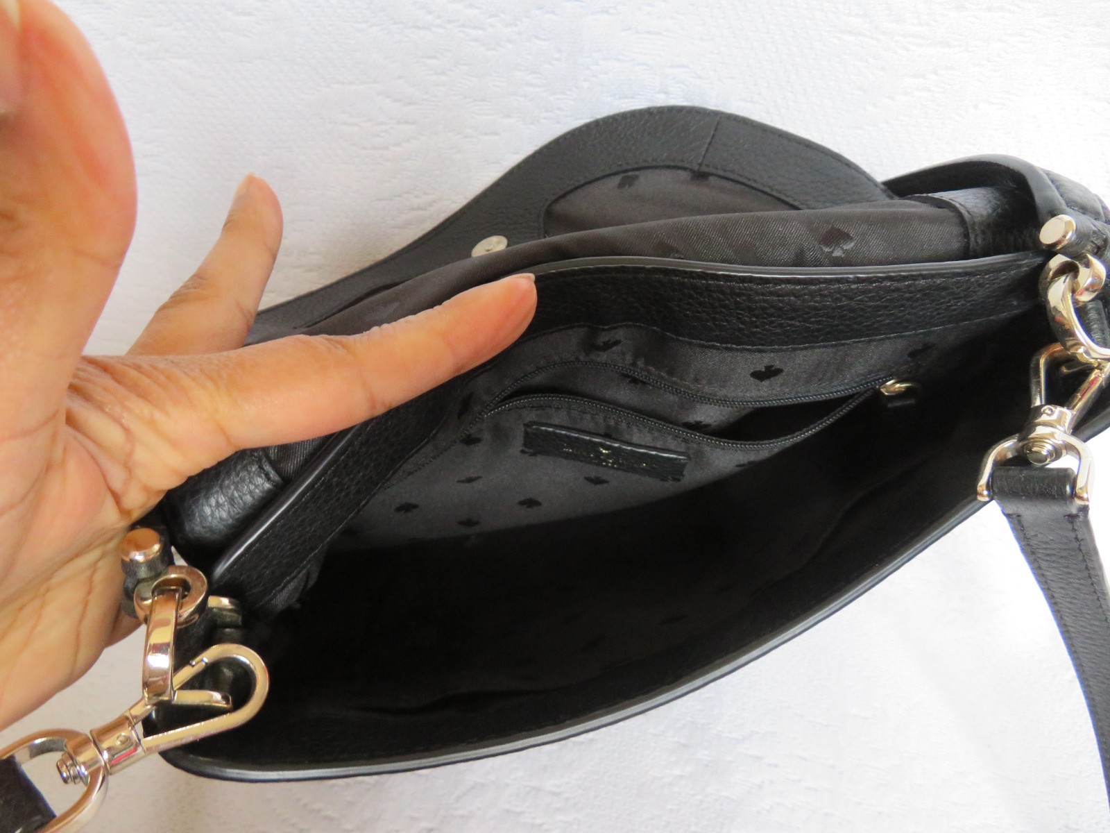 KATE SPADE LEILA MEDIUM FLAT SHOULDER CROSSBODY BAG thumbnail 8