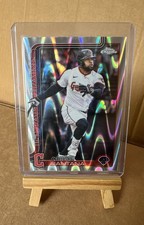 2025 Topps Chrome Update Series - Carlos Santana #USC11 RayWave Refractor