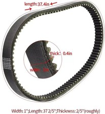 Club Car Drive Belt for 1993-Up DS and 2004-2014 Precedent Gas Golf Cart OEM 101