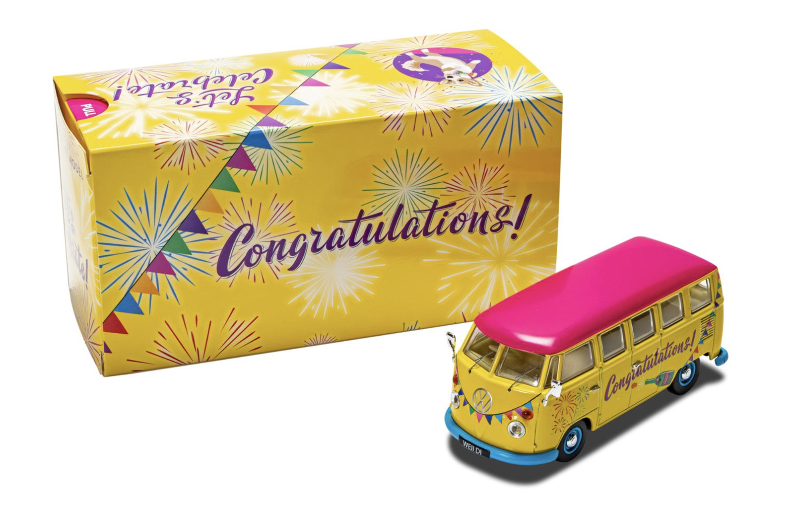 Volkswagen Campervan Congratulations 1:43 Scale Corgi CC02736