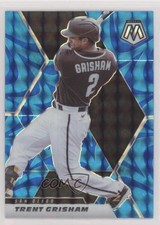 2021 Panini Mosaic Reactive Blue Mosaic Prizm Trent Grisham #91 uk2
