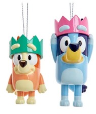 Kurt S. Adler Kurt Adler Bluey and Bingo Ornament 2 Assorted