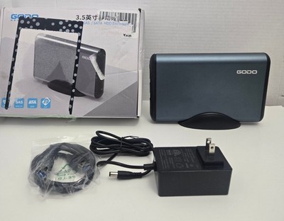 GODO 3.5'' HDD External Enclosure Reading Docking Station SAS 2.0