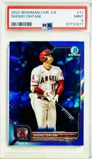 2022 Bowman Chrome Sapphire Edition Refractor #71 Shohei Ohtani PSA 9 Mint