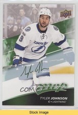 2017-18 Upper Deck MVP Green Script Tyler Johnson #105 READ z6b