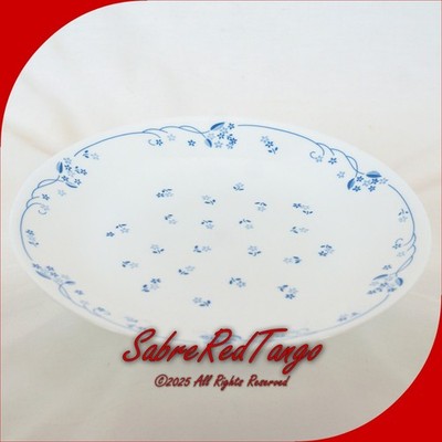 CORNING CORELLE VITRELLE GLASS 10.25'' DINNER PLATE PROVINCIAL BLUE