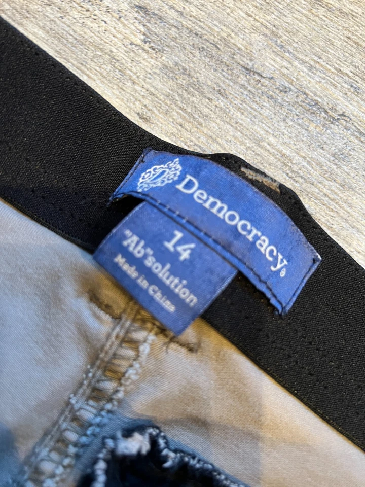 Pantalones cargo Democracy AB Solution talla 14 pantalones camuflados bolsillos mujer grunge Foto 3 de 4
