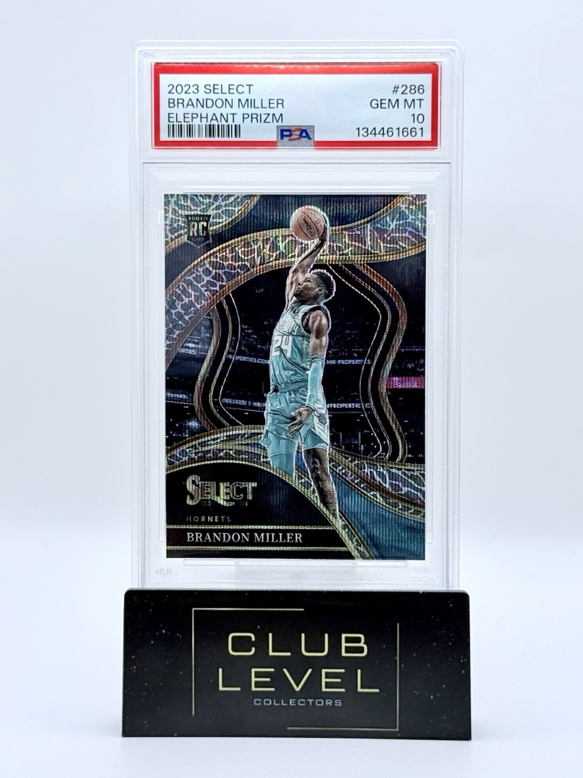 2023 Select Brandon Miller Elephant Prizm #286 RC SSP