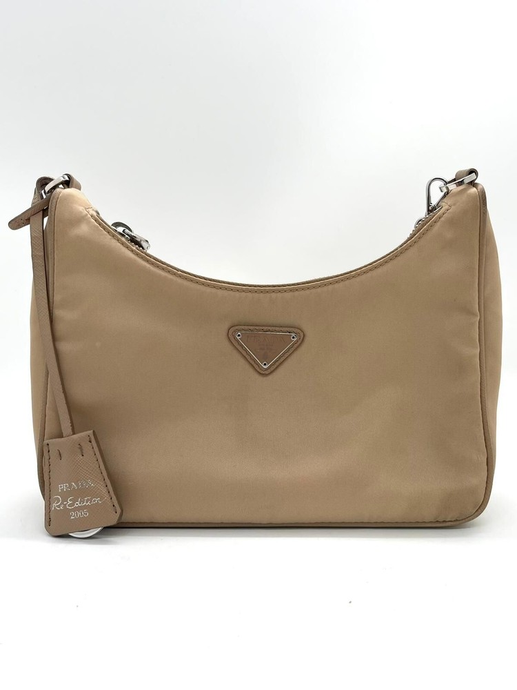 Prada Milano Re-Edition 2005 Nylon Mini Bag with Coin Pouch & Adjustable Strap