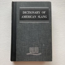 Vintage Dictionary of American Slang Wentworth Flexner 1960 Hardcover USA No DJ