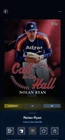 Topps BUNT Card Trader (DIGITAL): Call to the Hall - Nolan Ryan - Legendary