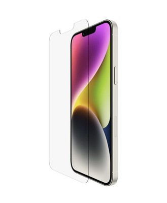 Belkin UltraGlass Screen Protector iPhone 14 Plus 13 Pro Max Antimicrobial Clear