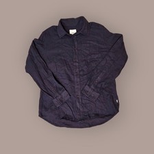 Katin Men's Lightweight Cotton Long Sleeve Button Down Shirt Size Medium In Blue