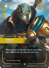 Riftbound Viktor Leader (Alternate Art) NM Foil Origins
