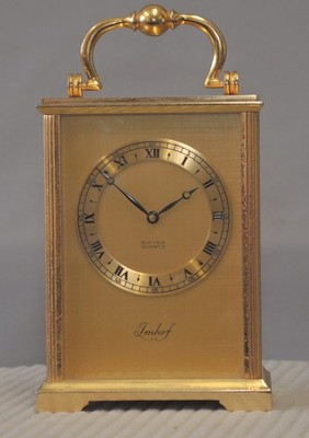 Imhof Quartz Brass Mantel Clock