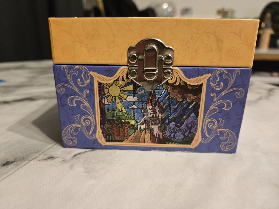 Disney Beauty And The Beast Spinning Music Jewellery Box - Image 4 of 4