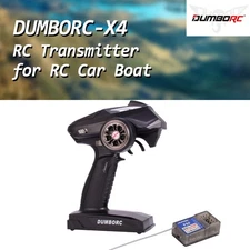 DUMBORC X4 4CH 2.4G RC Radio Control Transmitter P6F Receiver  for RC Car Boat
