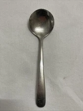 Vintage 6" Sugar Spoon Marked "Italy Silverplated" Flatware Collectible