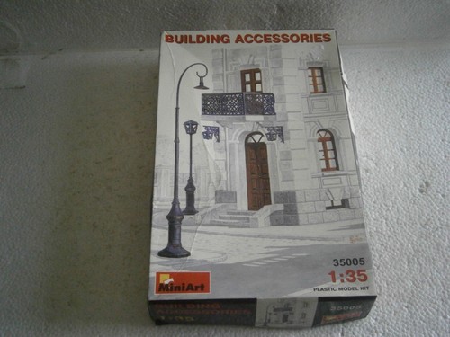 STRAAT ACCESSOIRES MET LAMPEN & KLOKKEN Decors en diorama's