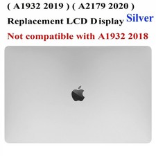 New LED LCD Screen Display Assembly For MacBook Air Retina 13" A2179 2020 Silver