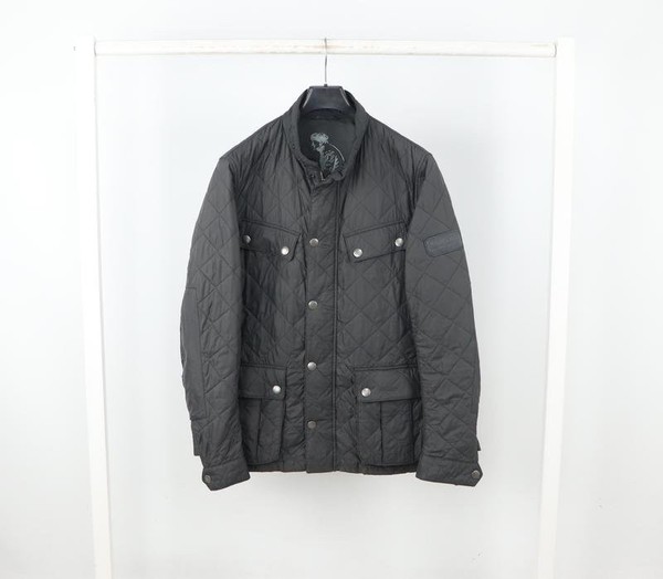 Men Barbour Jacket Grey Nylon 40 /L / 48