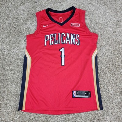 Nike NBA Swingman Mens 48 Red New Orleans Pelicans Zion Williamson #1 Jersey