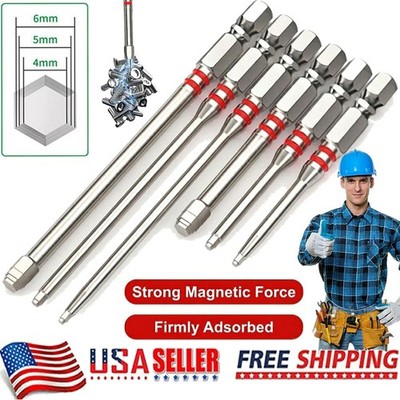 6-Piece Screwdriver,Featuring magnetic hexagonal shanks pagoda-shaped internal