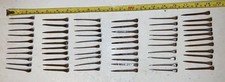 Antike 60Stk Nagel Handgeschmiedete Vierkantstifte Hufnägel ca.65mm Rechteckig