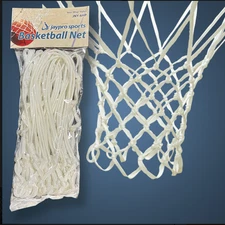 Heavy Duty Basketball Net Replacement - All Weather Anti Whip, Fits White