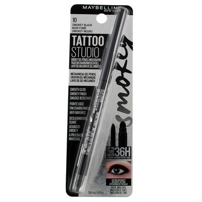3 Pack Maybelline Tattoo Studio Mechanical Gel Pencil Eyeliner, Smokey Black ...